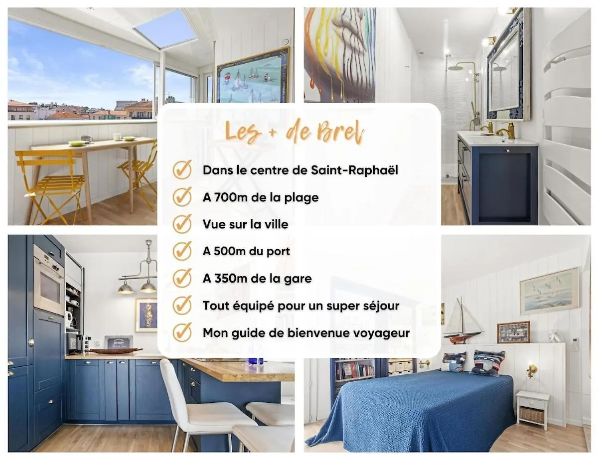 Centre-Ville-Proche Des Plages-Wifi-Clim Сен-Рафаэль 0*,